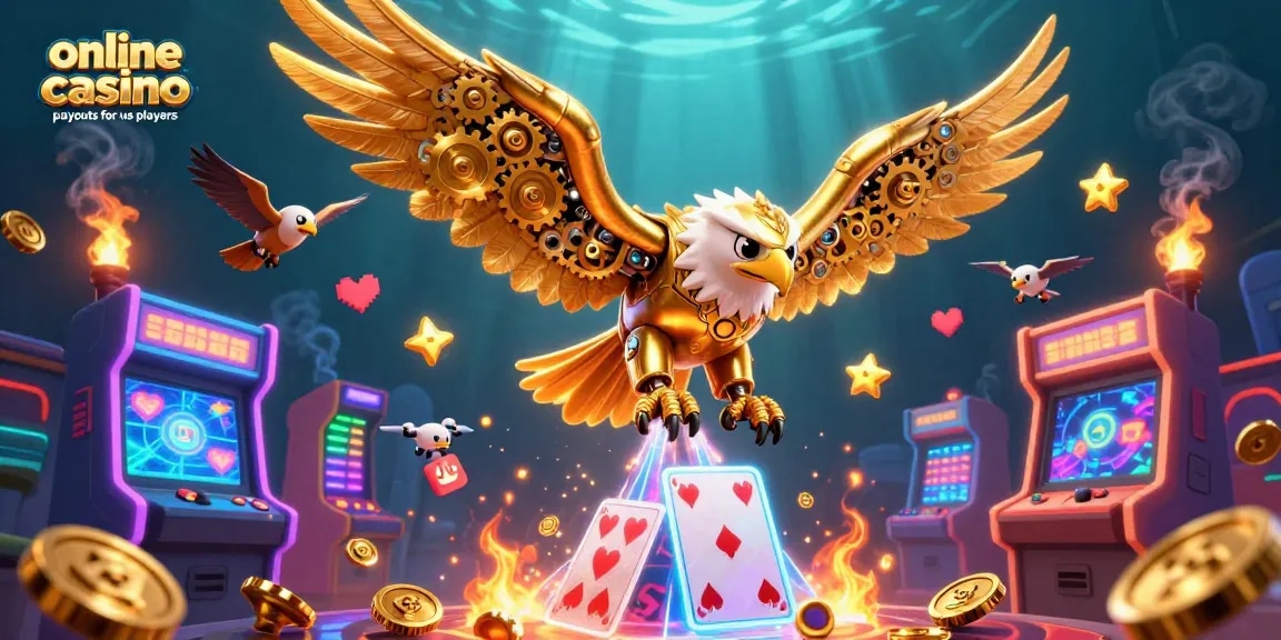 Discover online casino payouts for US players with colorful arcade elements and dynamic game action.