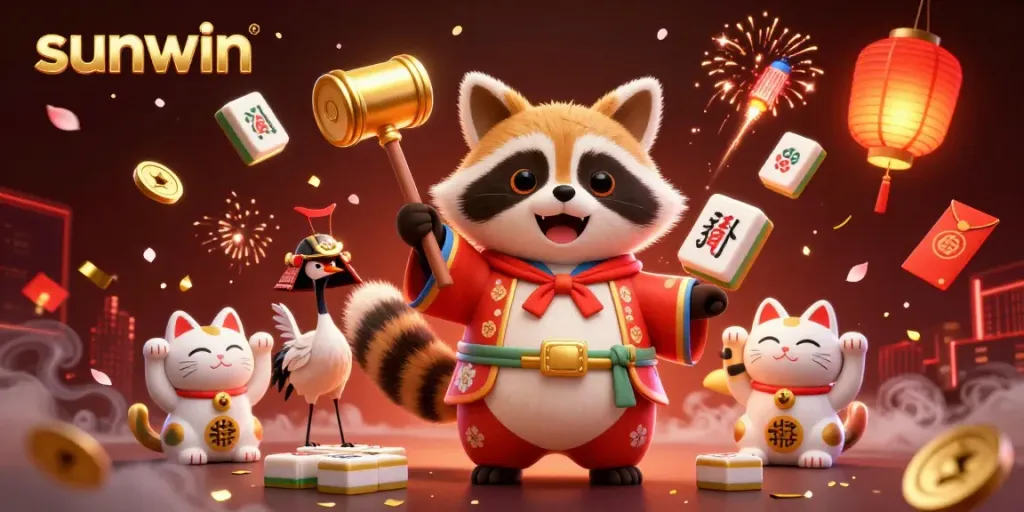Engage in dynamic gameplay at sunwin with colorful cartoon elements and festive designs.