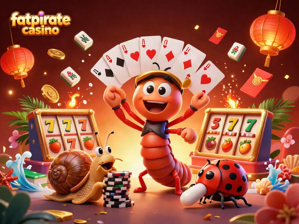 Experience thrilling play at fatpirate casino with engaging characters and vibrant game elements!
