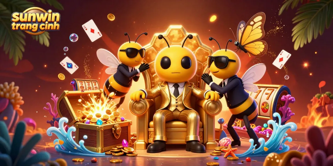 Engage with the vibrant world of sunwin trang chính through this detailed casino-themed illustration.